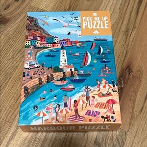 Talking Tables Pick Me Up Puzzle- Harbour Puzzle 1000 piece Puzzle